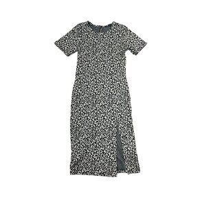 Zara Womens Leopard Midi Dress Size S